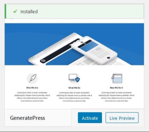 GeneratePress Premium Theme