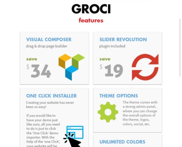 Groci Organic Food and Grocery WordPress Theme