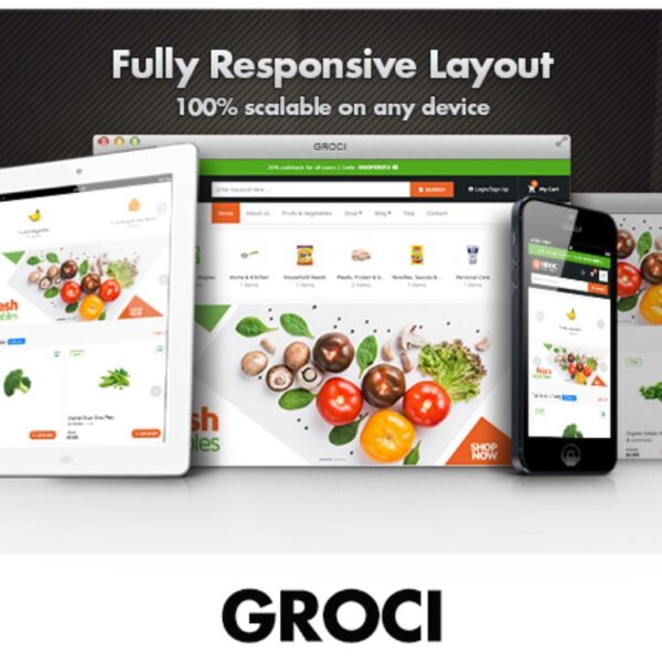 Groci Organic Food and Grocery WordPress Theme