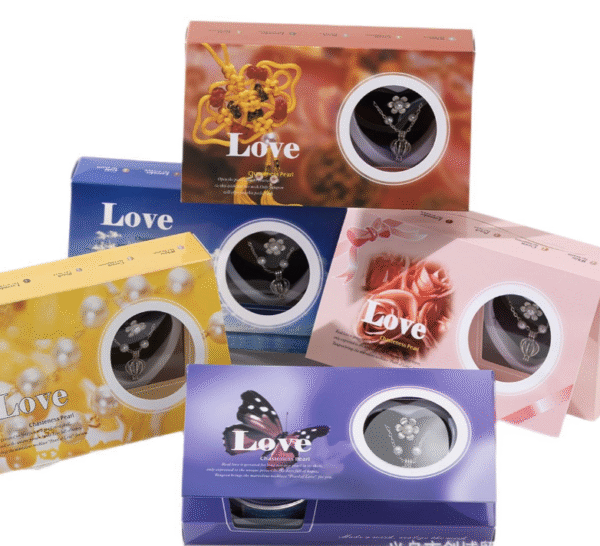 Love Pearl Necklace Gift Box – Real Pearl Surprise Pendant Set for Women - Image 6
