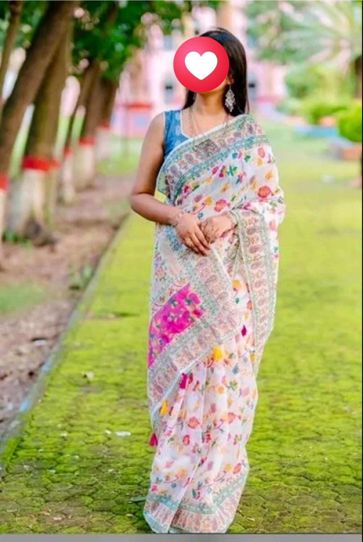 টাঙ্গাইল হাফ সিল্ক আফসান প্রিন্ট শাড়ি স্টাইল, মান ও টেকসইয়ের অপূর্ব সংমিশ্রণ!