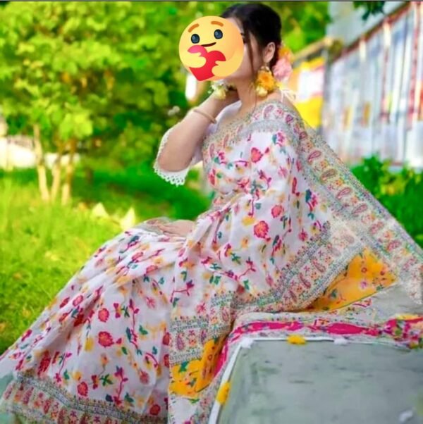 টাঙ্গাইল হাফ সিল্ক আফসান প্রিন্ট শাড়ি স্টাইল, মান ও টেকসইয়ের অপূর্ব সংমিশ্রণ! - Image 6